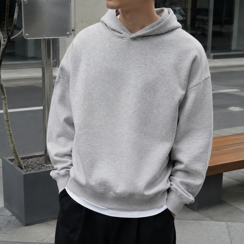 남성용 캐주얼 후드 풀오버
