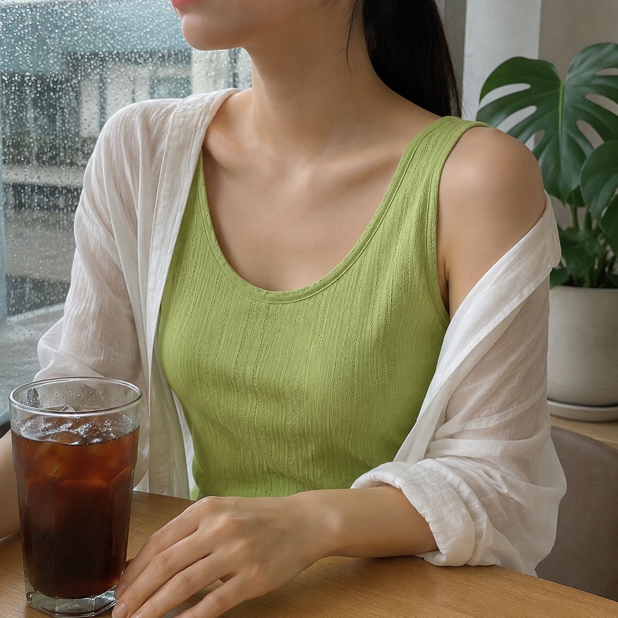 다양한 스타일링이 가능한 슬리브리스 이너