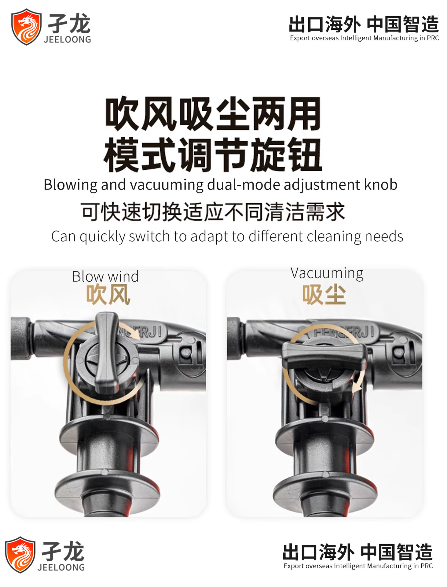 Pneumatic Blow and Suction Gun: 2-in-1 Industrial Vacuum & Duster for Workshop, Computer, Sewing Machine, and Metal Particle Collection