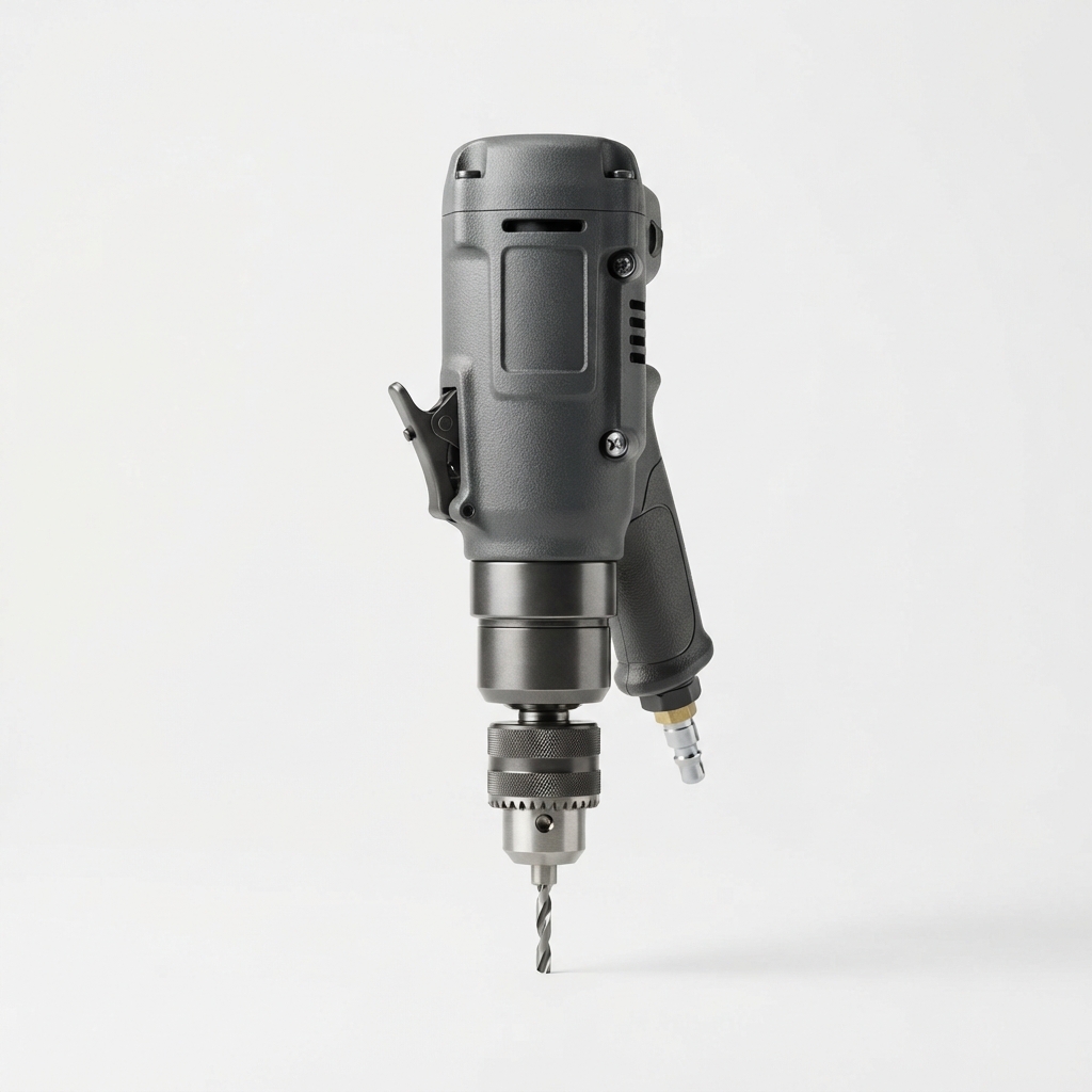 Dark gray 1/2 inch industrial pneumatic drill