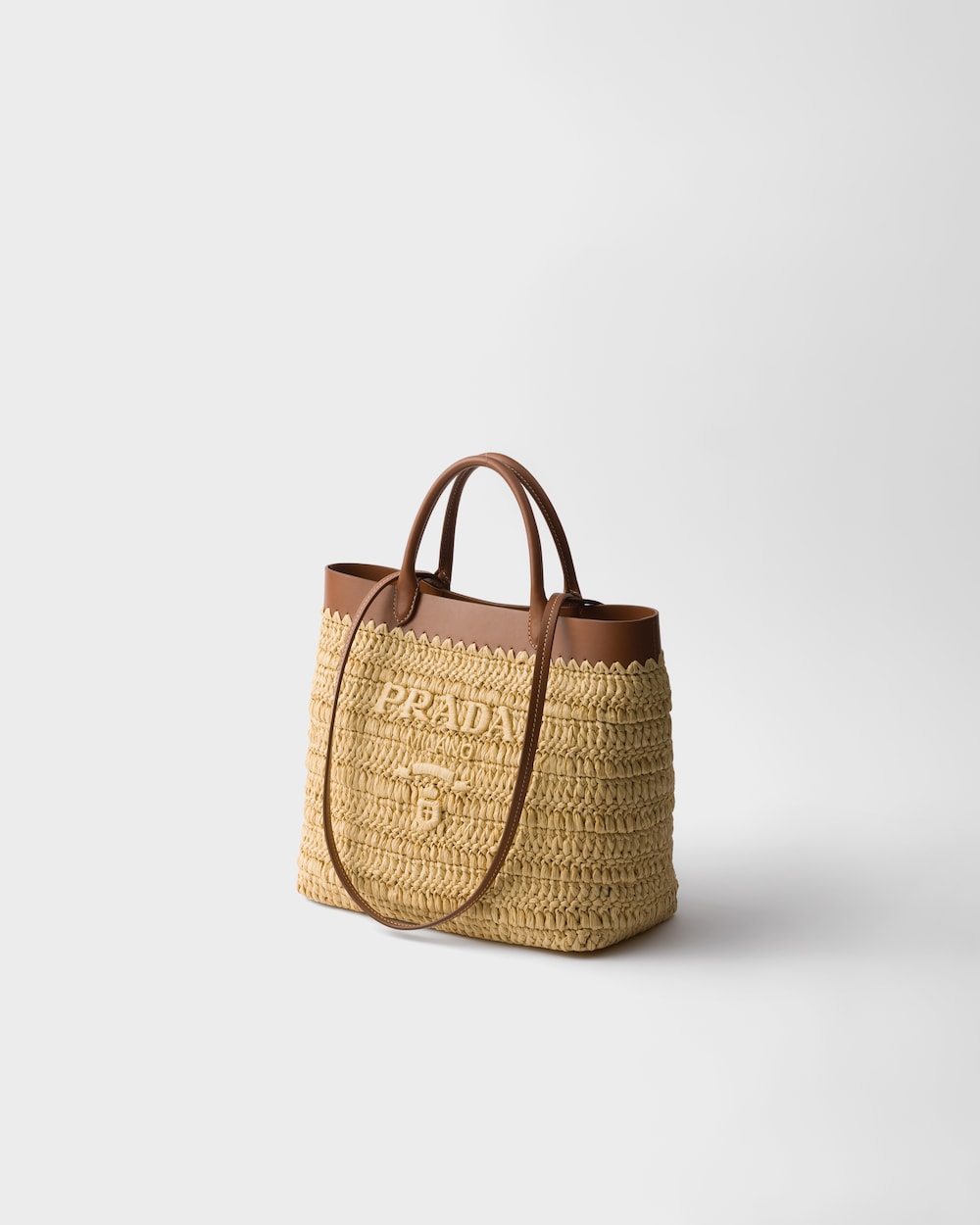 Prada プラダ リエゾン スモール レザー トートバッグ