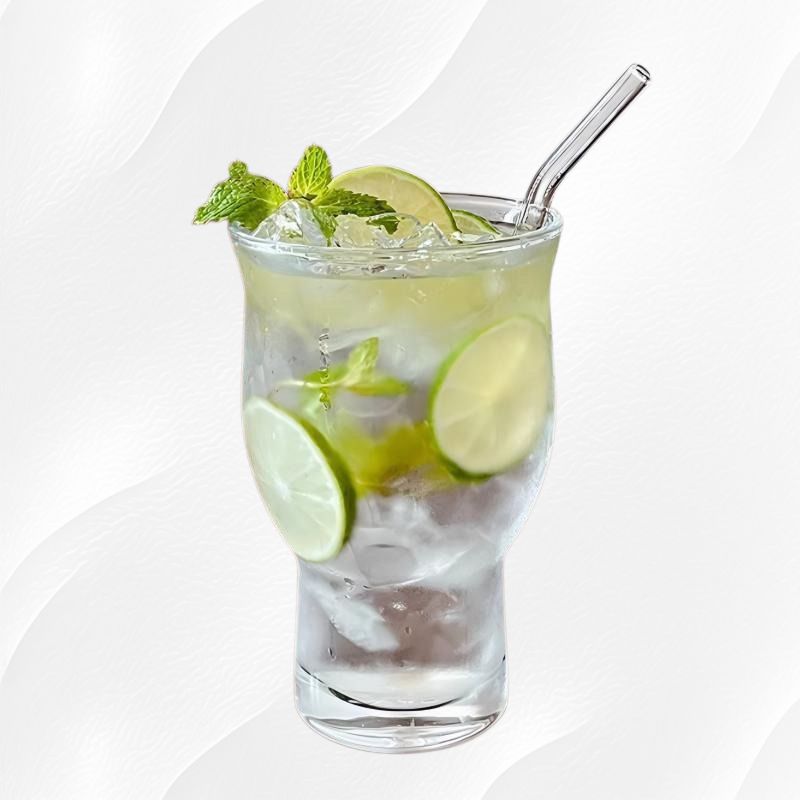 Glass juice cup