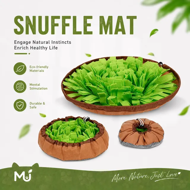 SniffQuest®: The Mental Enrichment Foraging Mat for Curious Pets