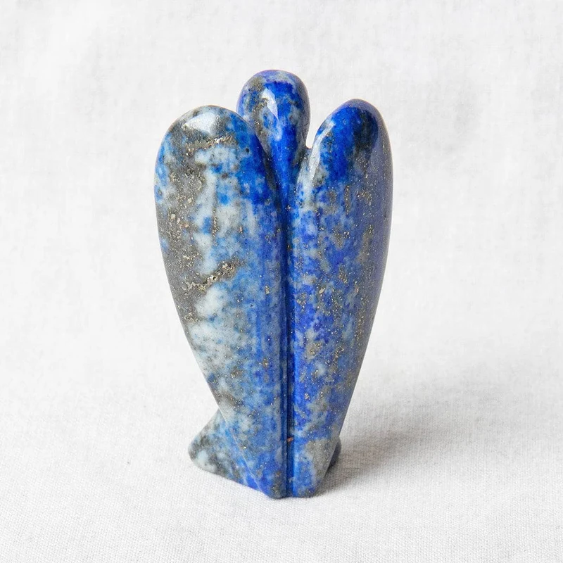 Natural Lapis Lazuli Stone Angel Peaceful Guardian
