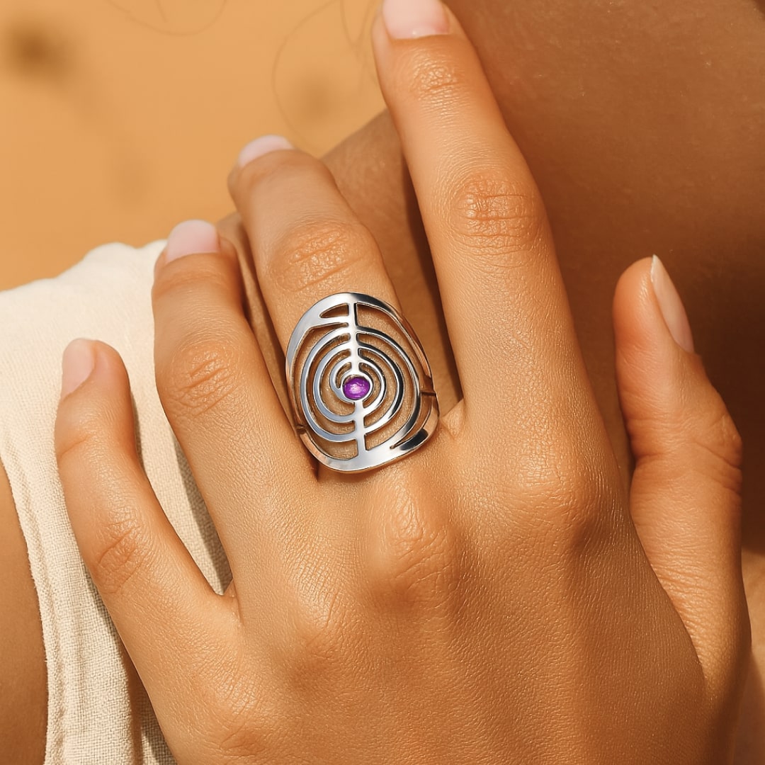 Close-up of the ChoKuRei spiral design - KARMAKIND