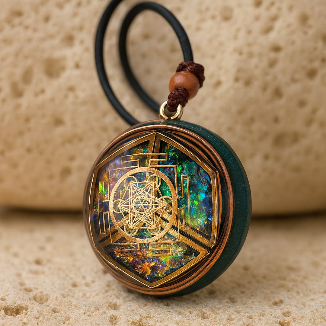 Alignment 7-Stone Orgonite Pendant
