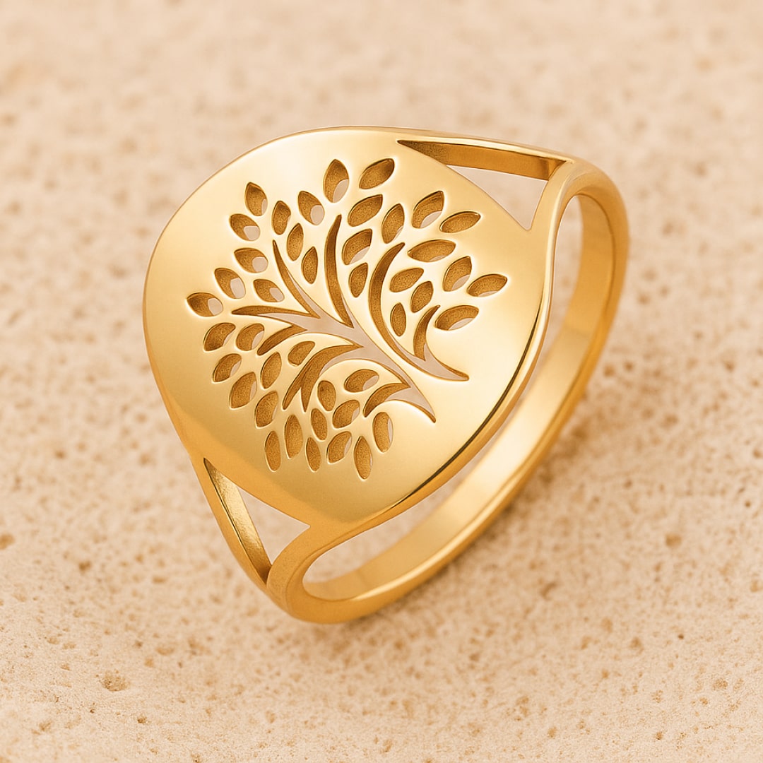 Chakra Tree Ring for grounding - KARMAKIND