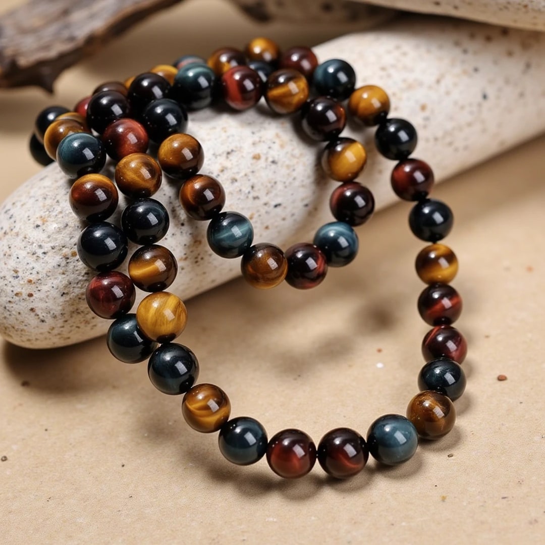 Necklace displayed on a dark background - KARMAKIND