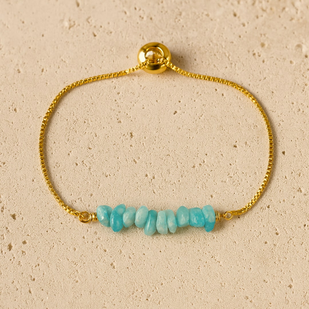 Delicate Irregular Stone Bracelet with various stones - KARMAKIND