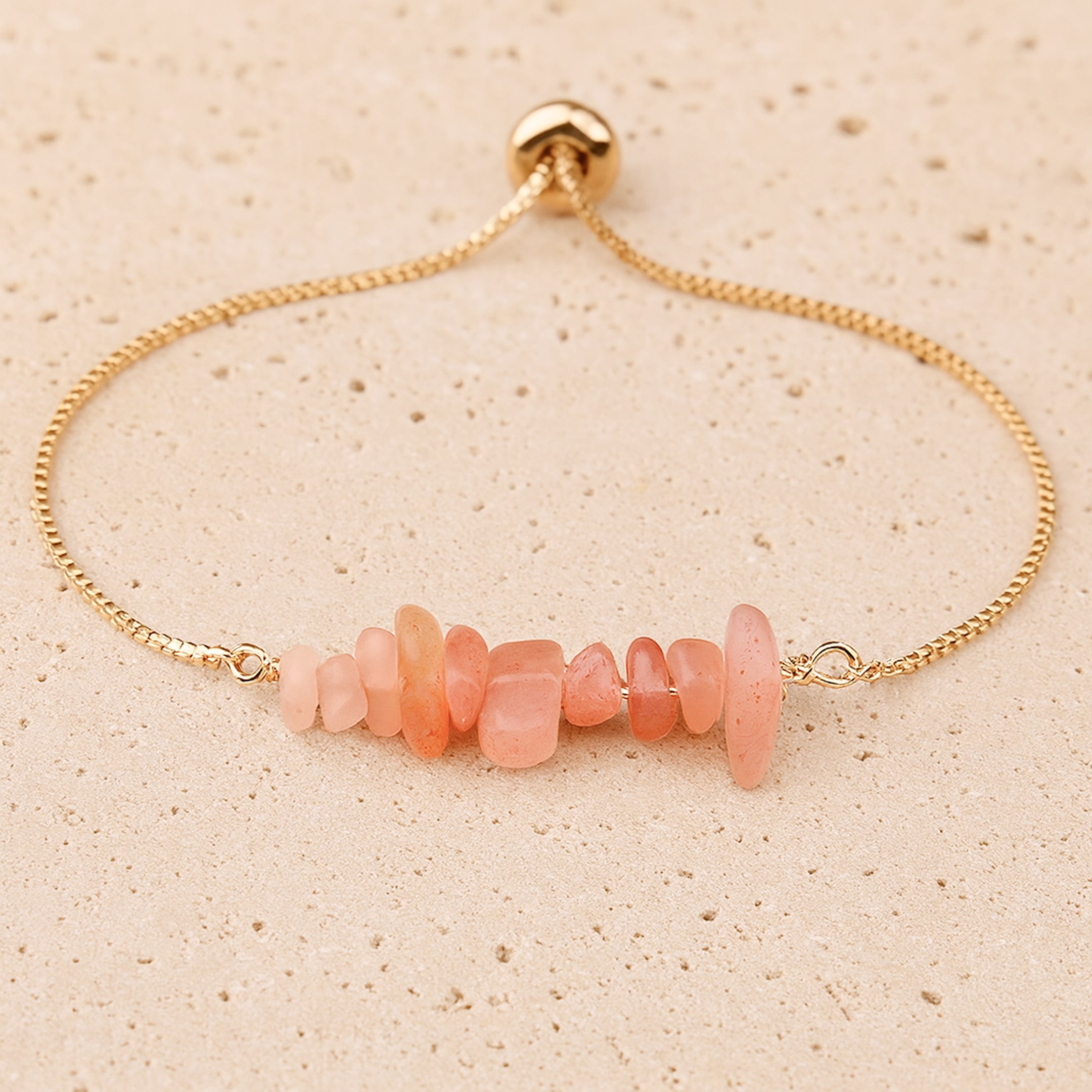 A shot focusing on the bracelet's shimmer - KARMAKIND