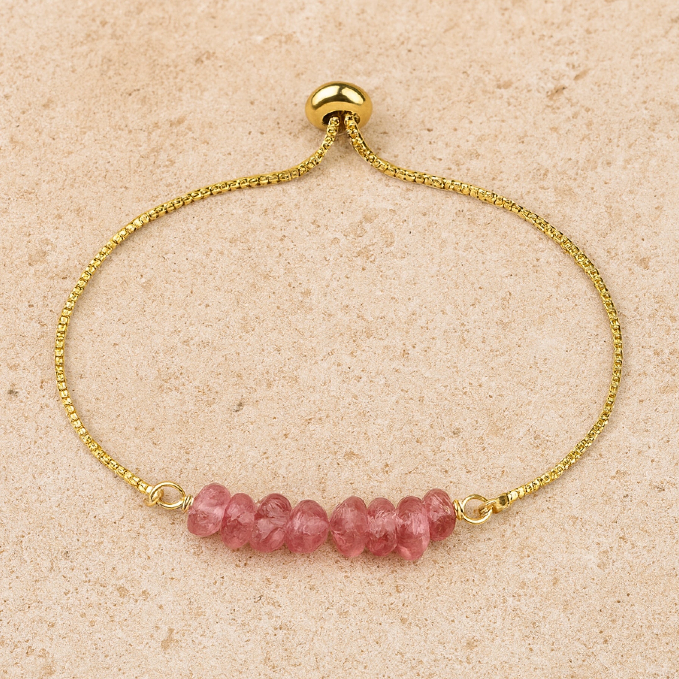 Assortment of irregular stones used in the bracelets - KARMAKIND
