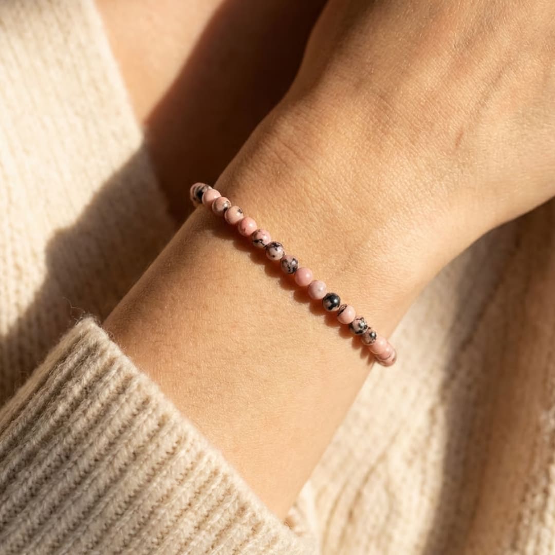 Delicate Natural Stone Bead Bracelet – KARMAKIND