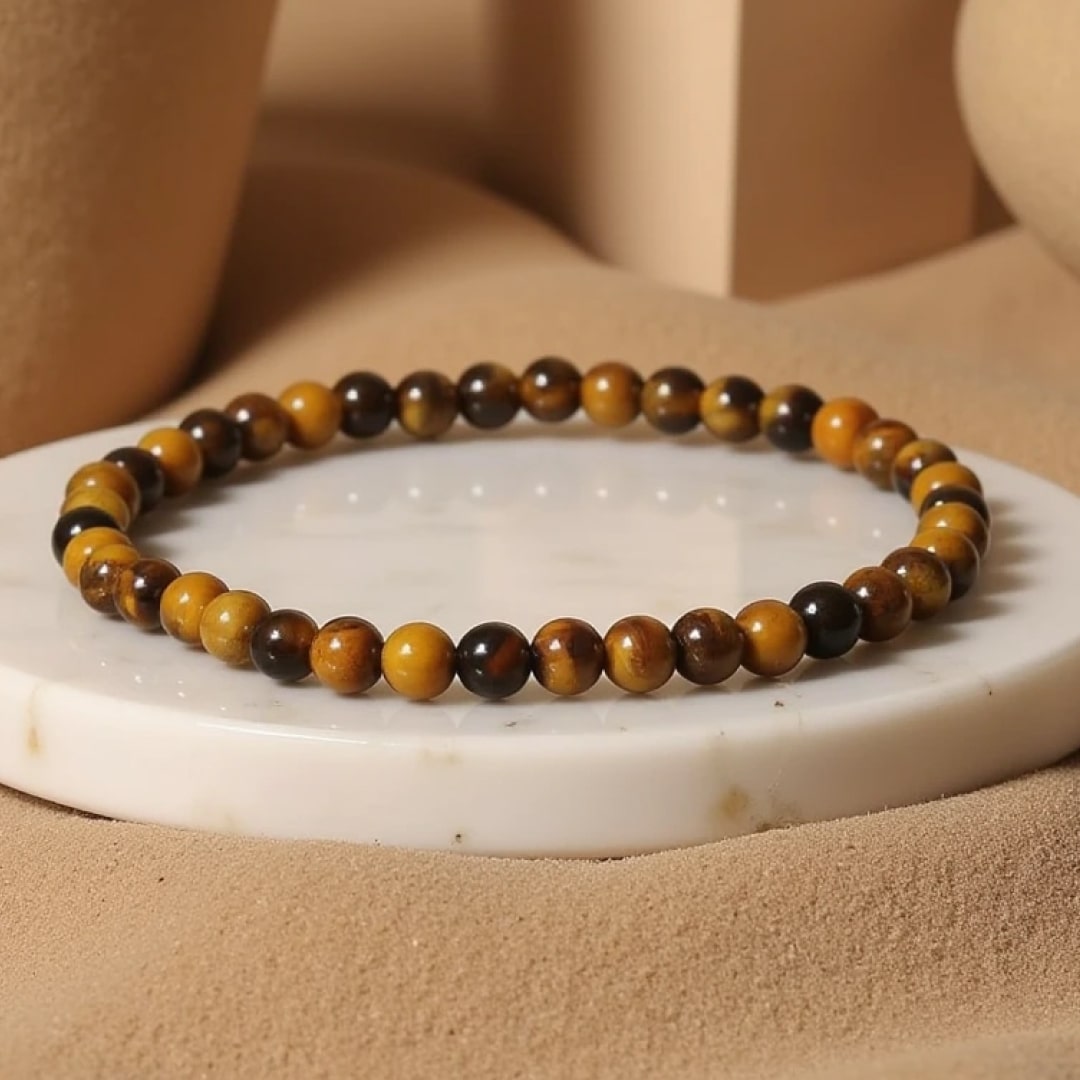 Delicate Natural Stone Bead Bracelet – KARMAKIND
