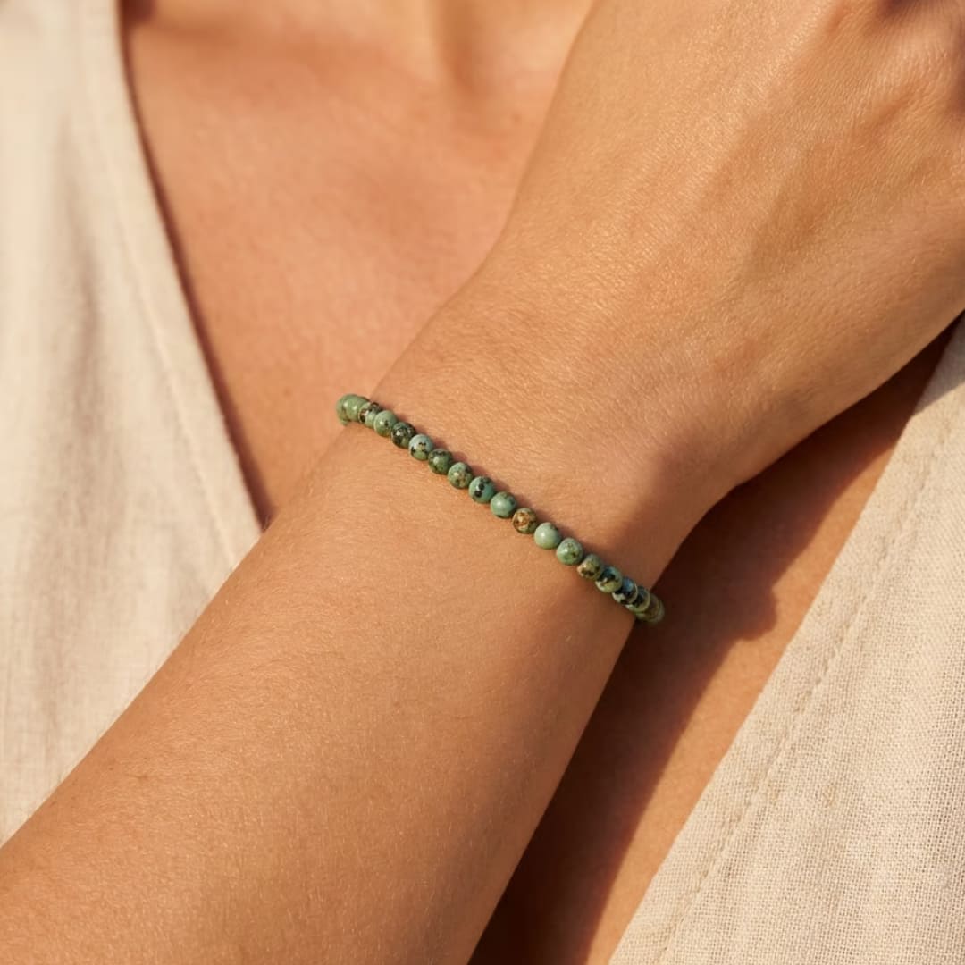 Delicate Natural Stone Bead Bracelet – KARMAKIND