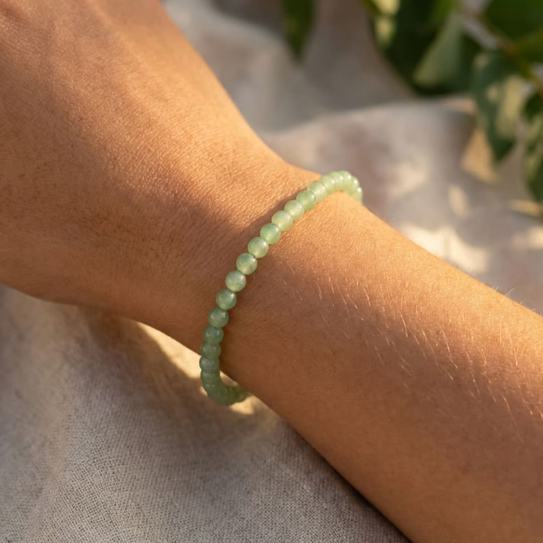 Delicate Natural Stone Bead Bracelet – KARMAKIND