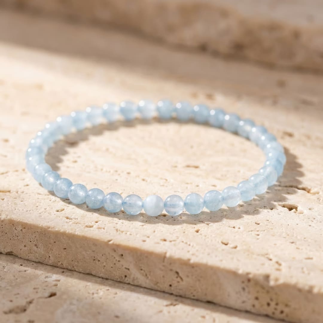 Delicate Natural Stone Bead Bracelet – KARMAKIND
