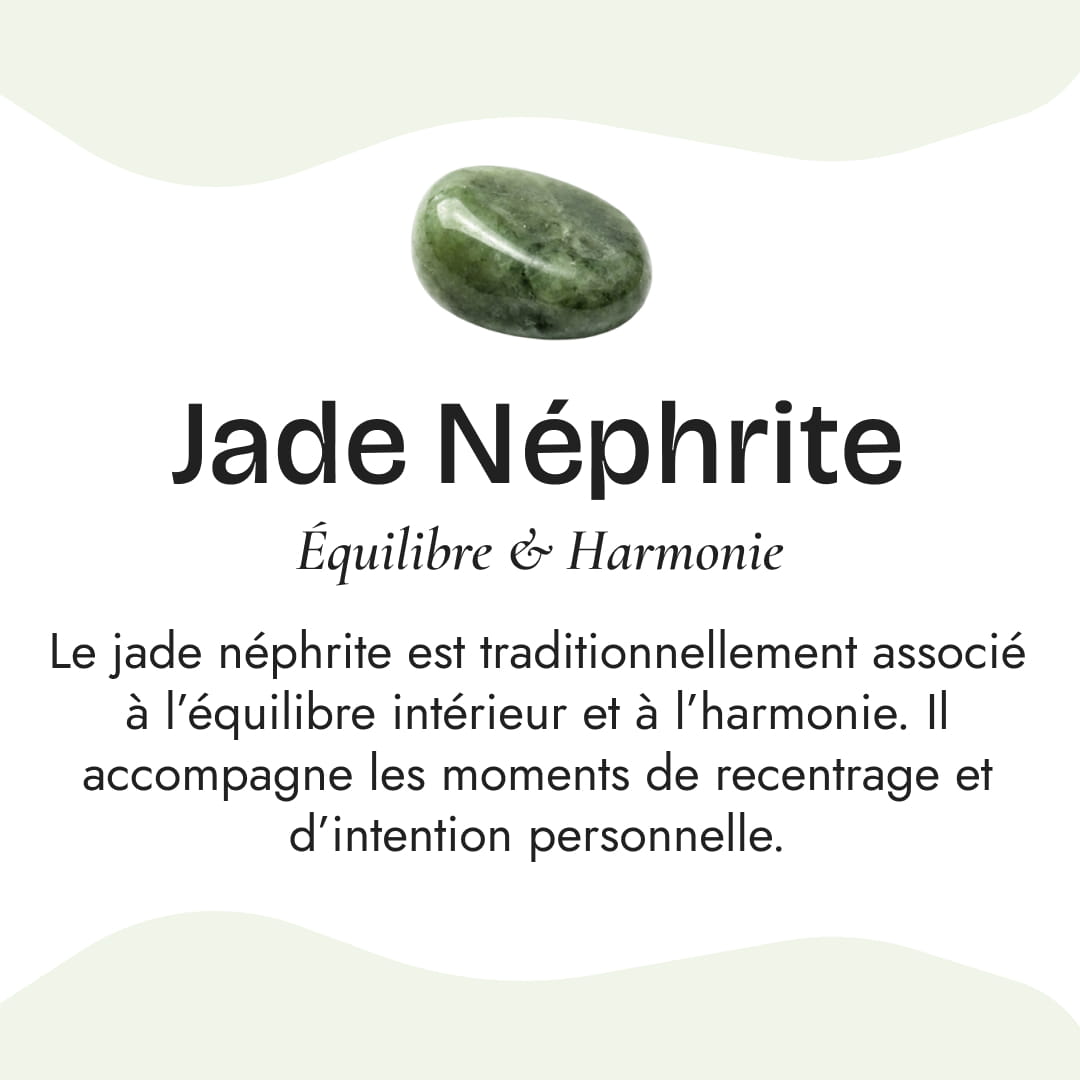 The Dhara Nephrite Jade Bracelet with natural elements - KARMAKIND