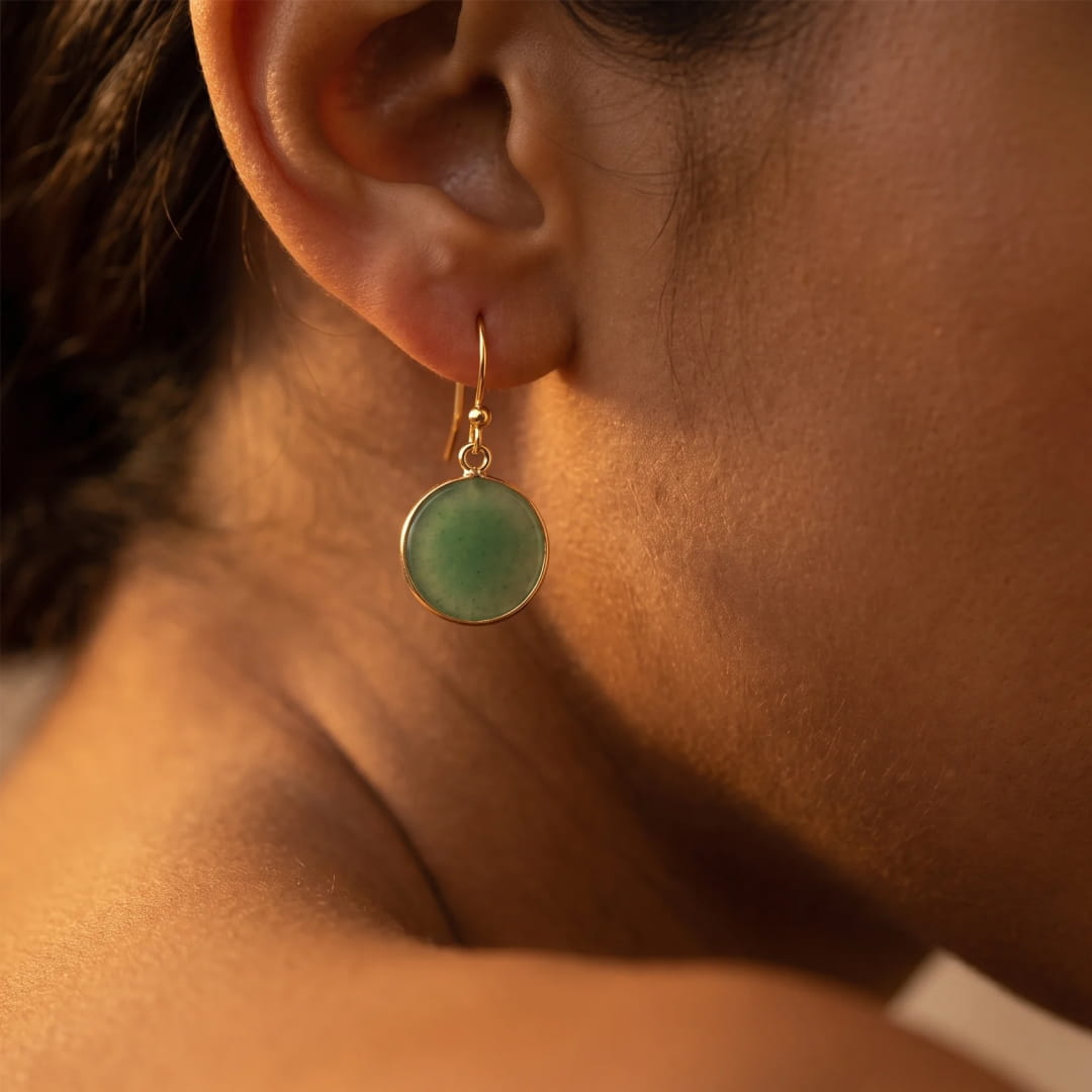 Earrings styled with a casual outfit - KARMAKIND