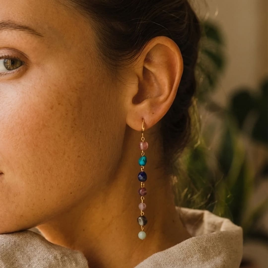 Earrings in motion - KARMAKIND