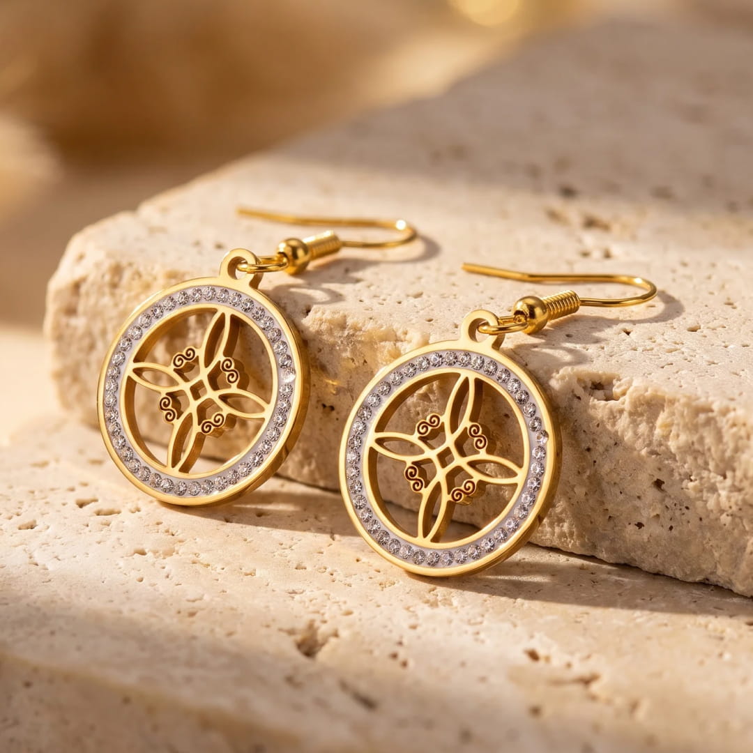 Jim graceful witch's knot earrings - KARMAKIND