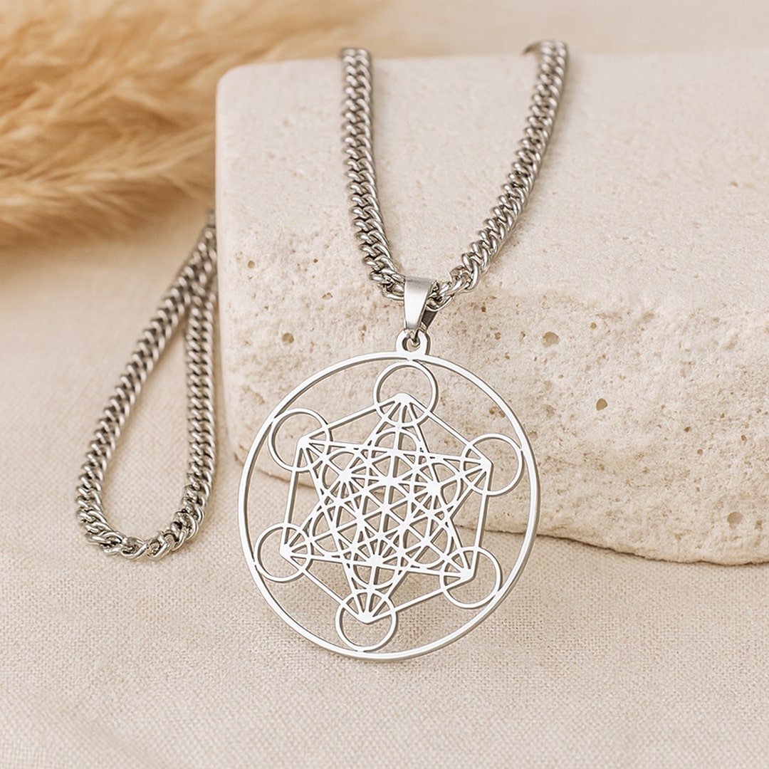 Metatron Pendant Necklace on chain - KARMAKIND