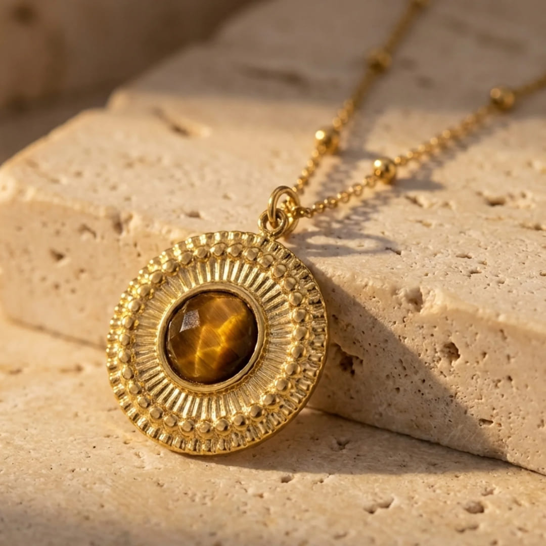 Tiger's Eye Pendant for Inner Strength