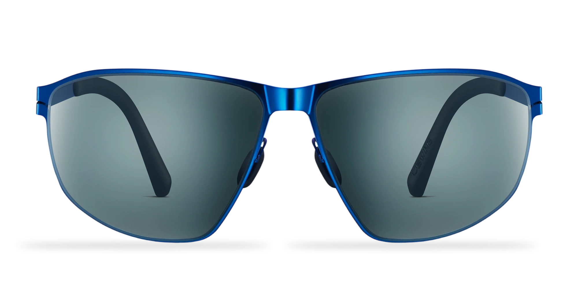 Blue front view