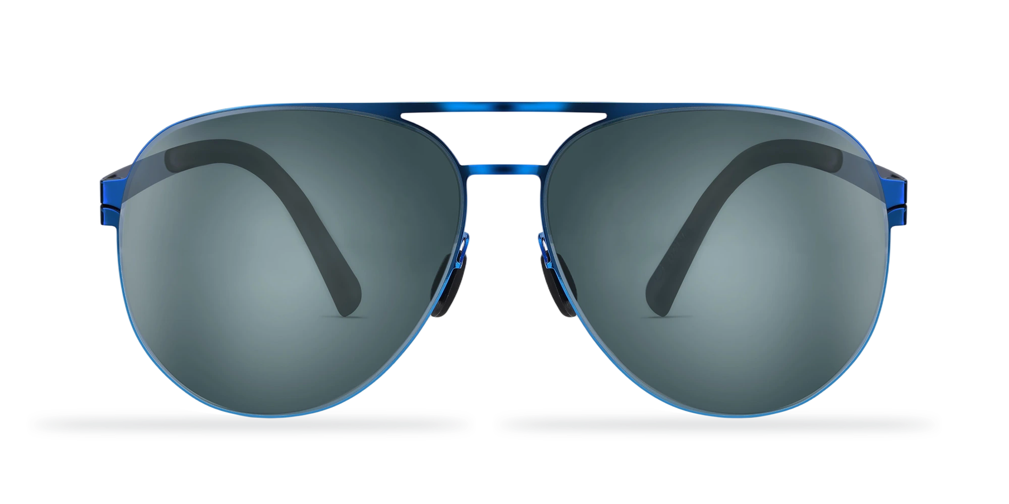 Blue front view