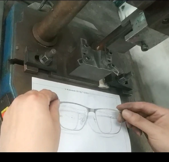 USWING sunglass frame dimensional quality inspection