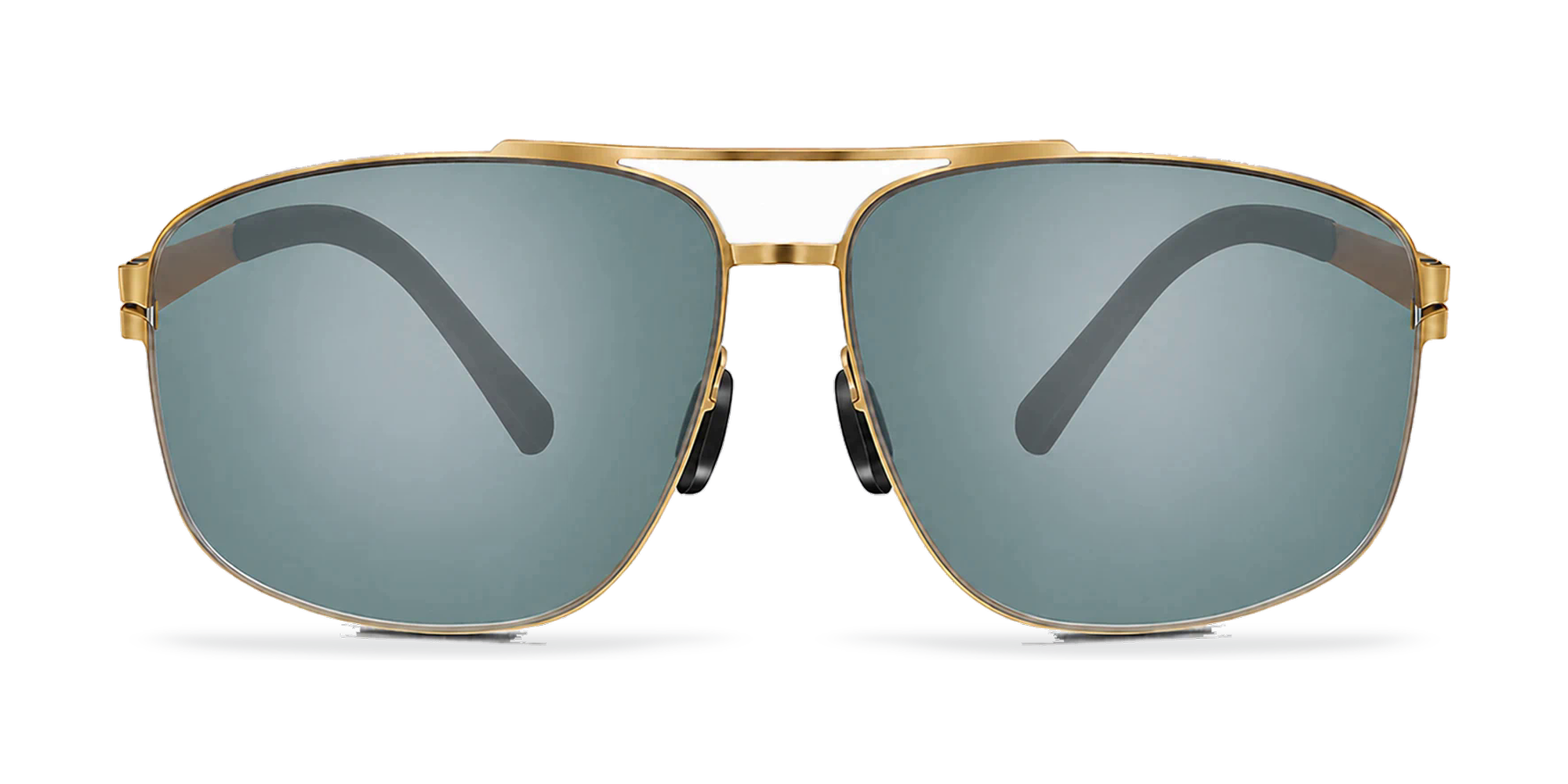 【Sunny】USWING x Ben Griffin Golf Sunglasses Adults BG Design - BG - Gold - lossless WebP front