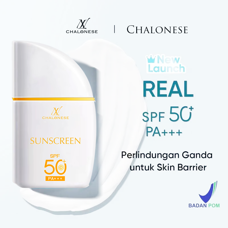 [CHALONESE] SUNSCREEN MOISTURIZER 2 SPF 50 PA ++++ Membantu Melindungi Wajah dari Paparan Sinar Matahari dan Membuat Wajah Tidak Kering