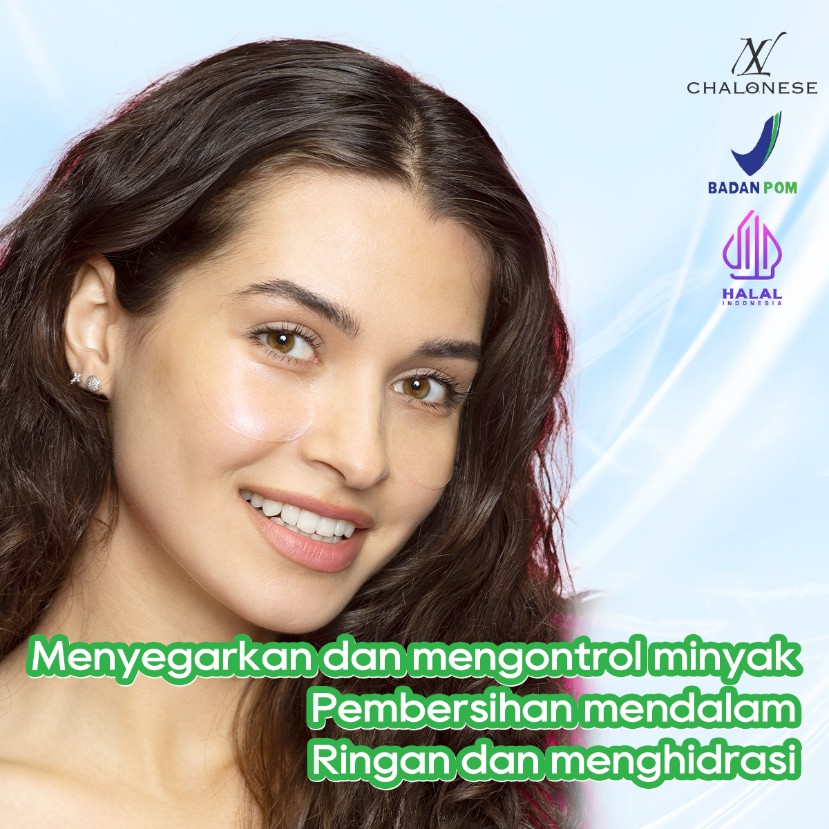 CHALONESE BRIGHTENING FACIALWASH SERIES Membantu Mengangkat Sel Kulit Mati dan Minyak di Wajah serta Membantu Melembabkan Kulit Wajah