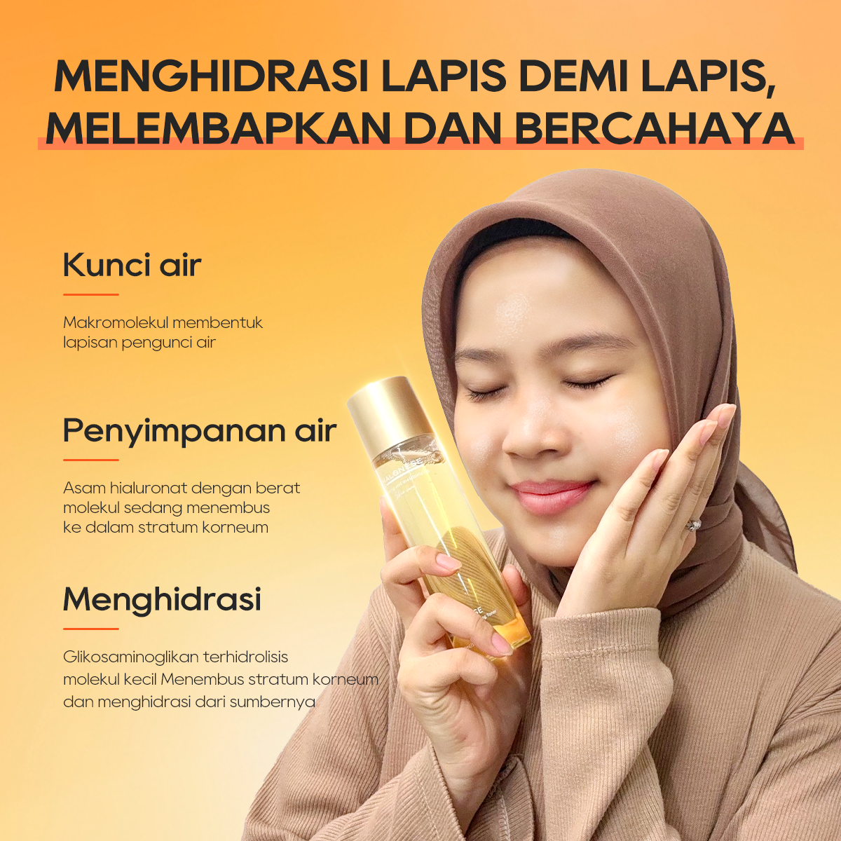 [Big Size 160ML] CHALONESE WHITENING MOISTURIZING TONER  Membantu Mengangkat Sisa Kotoran di Wajah dan Sel Kulit Mati BPOM
