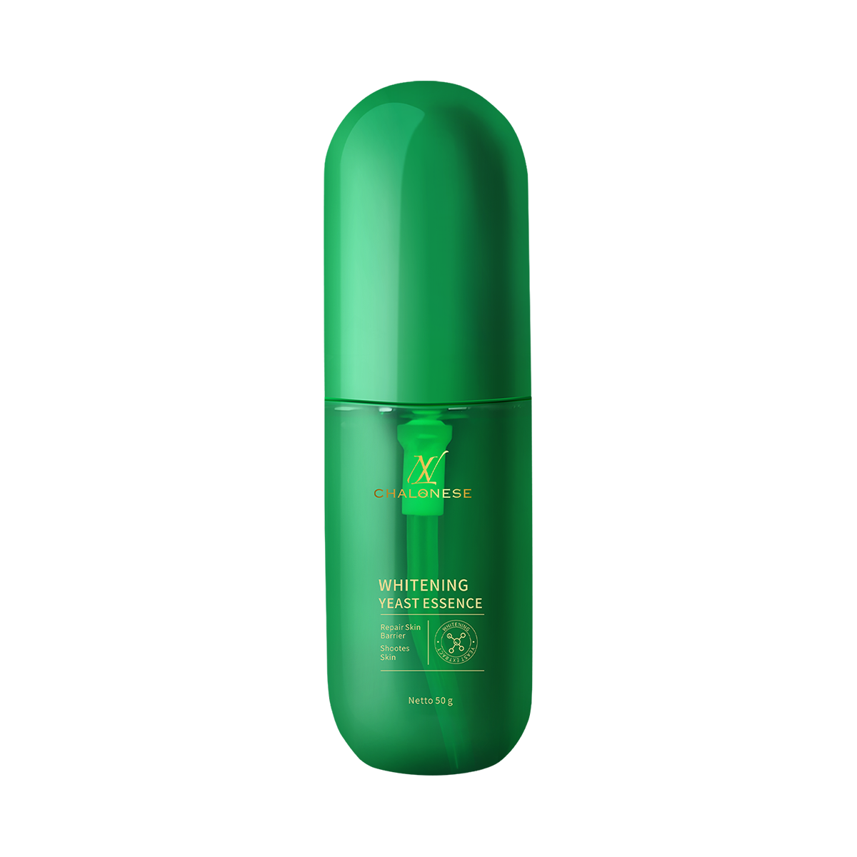CHALONESE (Ekstrak Yeast Alami) Brightening Serum - Melembapkan, Mencerahkan & Menyamarkan Kulit Kusam, Cocok untuk Kulit Kering