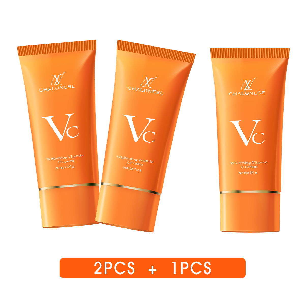 【New Packaging】CREAM VITAMIN C PELEMBAB WAJAH 30gr Dapat Membantu Memudarkan Flex Hitam dan Membuat Wajah Terlihat Lebih Sehat dan Lembab