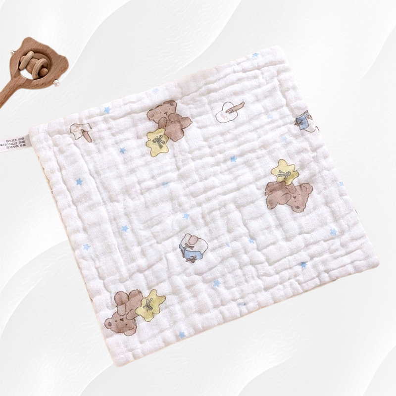 Pure Cotton Gauze Baby Face Towel