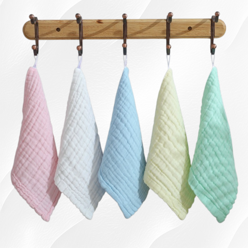 Pure Cotton Gauze Baby Face Towel