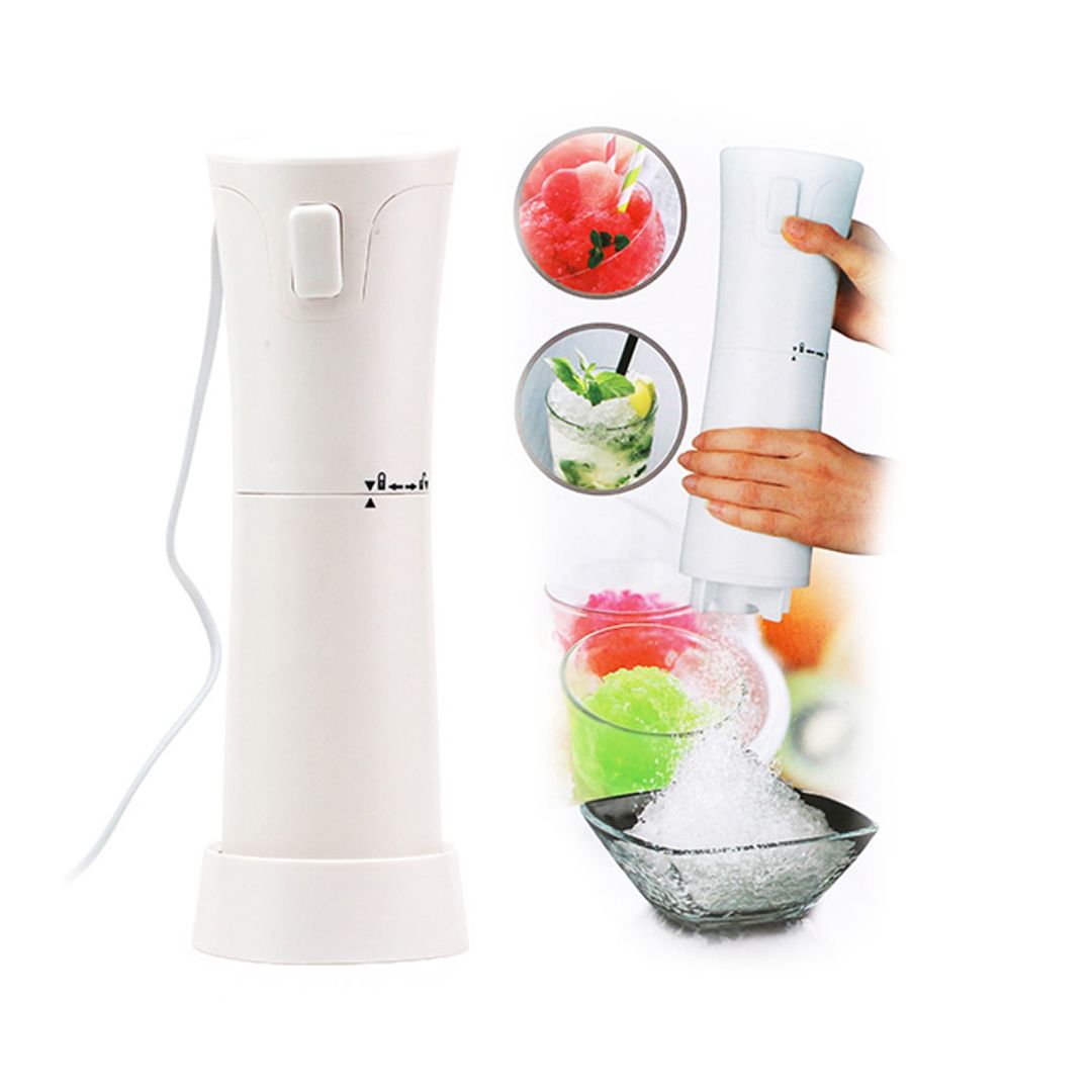 Sumo 30W Portable Electric Ice Crusher: Sharp Stainless Steel Blades, Easy Operation