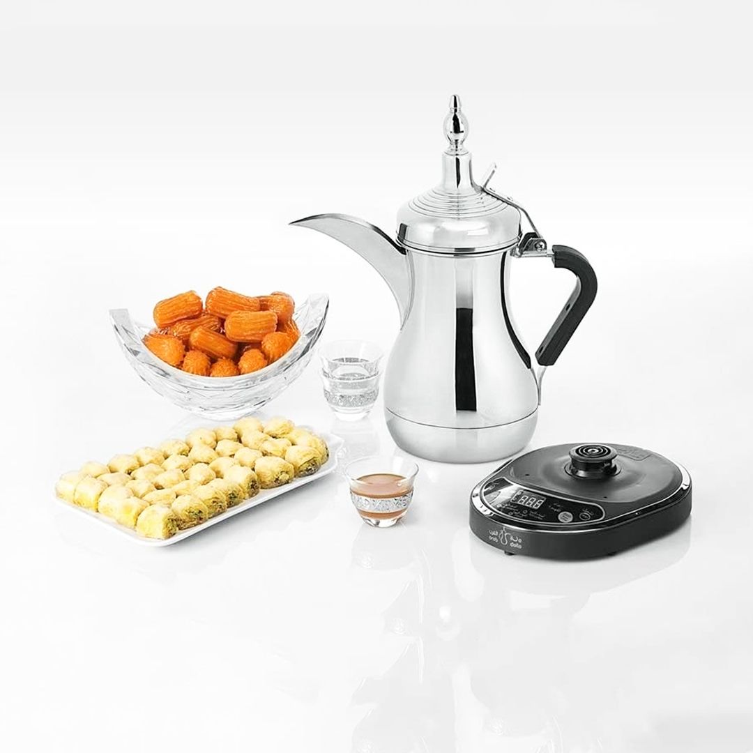 Sumo Electric Arabic Coffee Maker: 800ml Capacity, Stainless Steel, Keep Warm