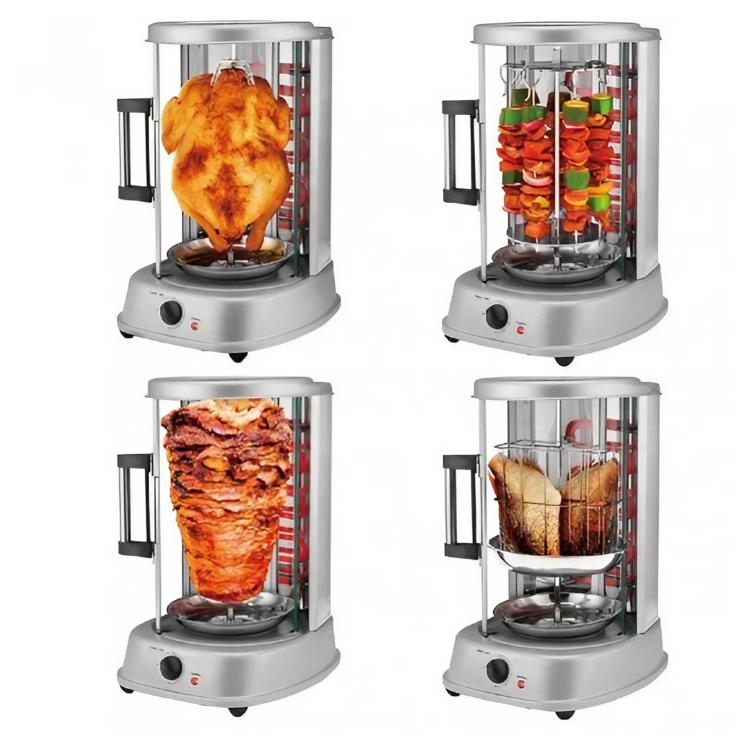 Sumo 3-in-1 Vertical Rotisserie Grill: 1500W, 25-Liter Capacity for Healthy Cooking