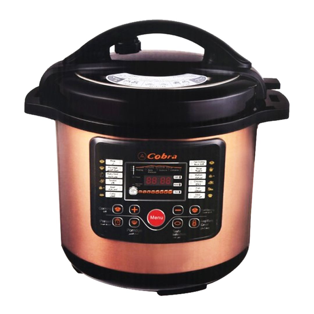 Premium Stainless Steel Electric Pressure Cooker - 12 Quart Capacity, 8-in-1 Multi-Cooker