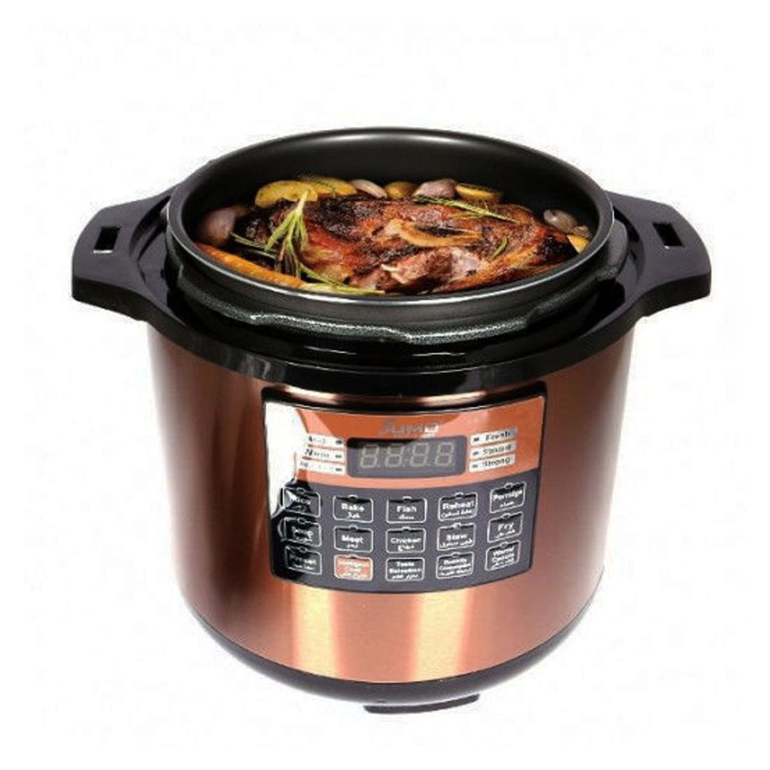 Premium Stainless Steel Electric Pressure Cooker - 12 Quart Capacity, 8-in-1 Multi-Cooker