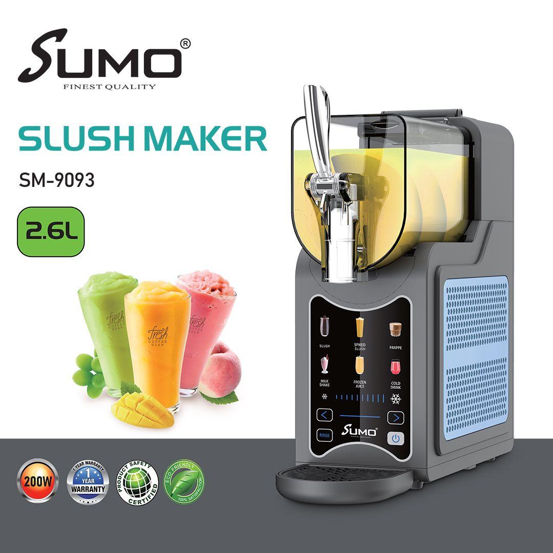 Sumo Electric Slush Maker with 2.6 Liter Capacity, 6 Smart Programs