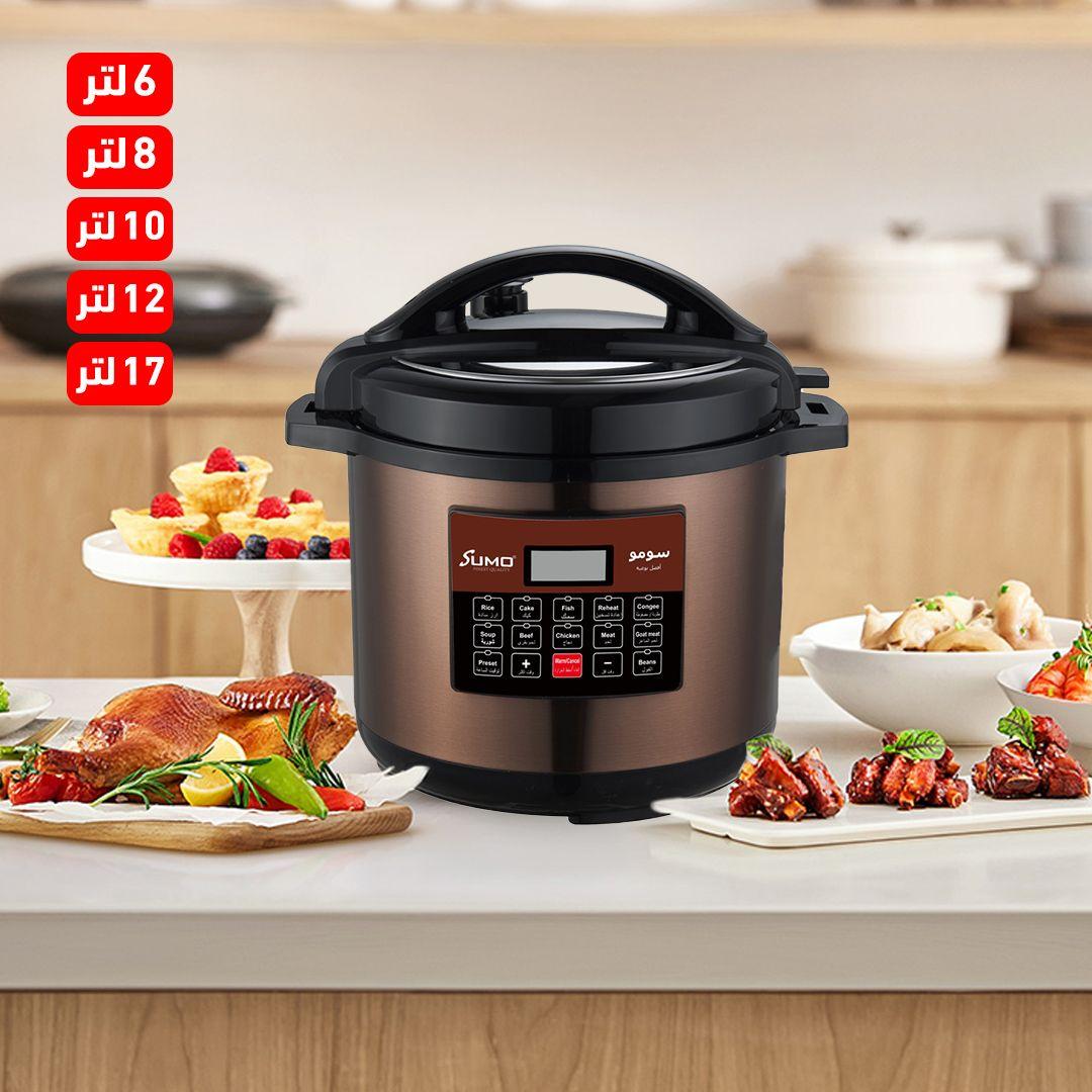 Sumo Electric Pressure Cooker: Fast, Smart, Multi-functional, Safe Cooking Pot