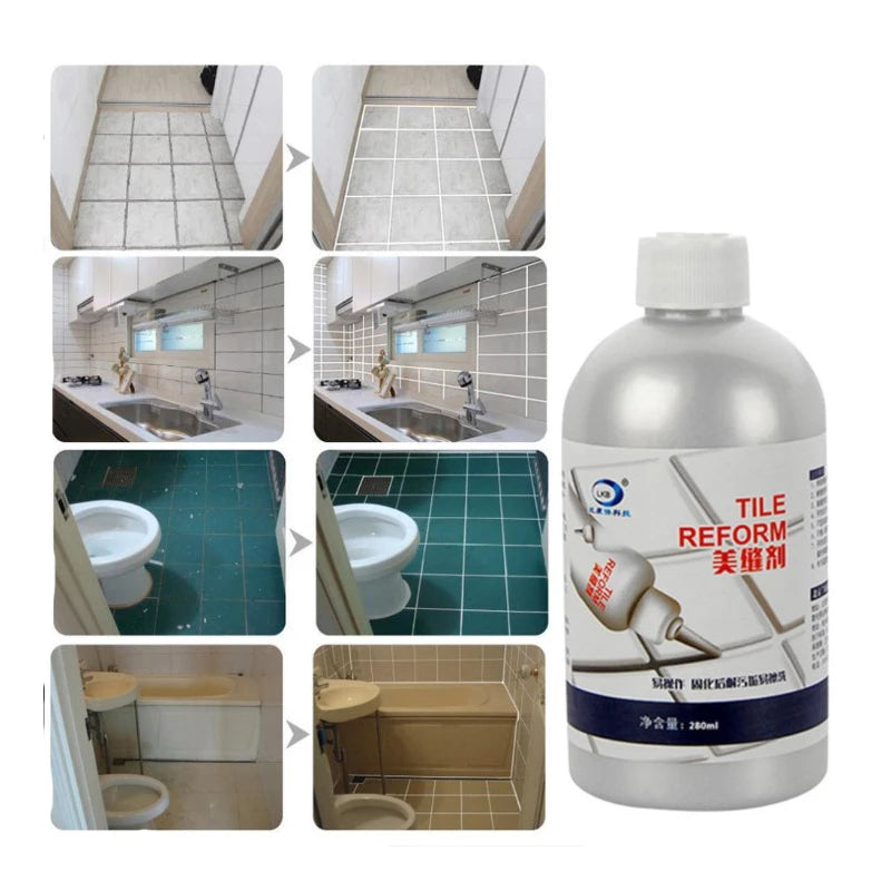 Ultimate Tile Reform Grout Filler & Repair Agent for Bathroom & Kitchen
