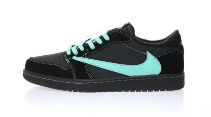 TRAVIS SCOTT（トラヴィス・スコット）X AIR JORDAN 1 LOW “BLACK PHANTOM”を“TIFFANY & CO.