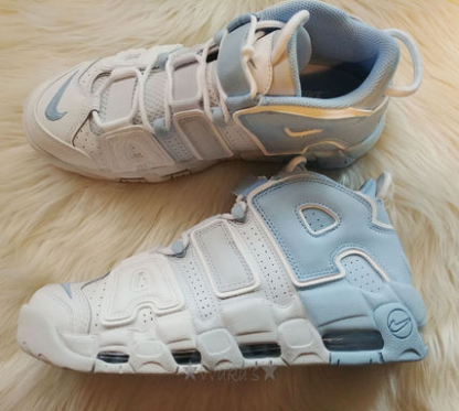 【七夕のプレゼント】Nike Air More Uptemppoホワイトブルー