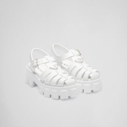 【PRADA】フォーム ラバー サンダル 厚底 ロゴ プラダ 靴