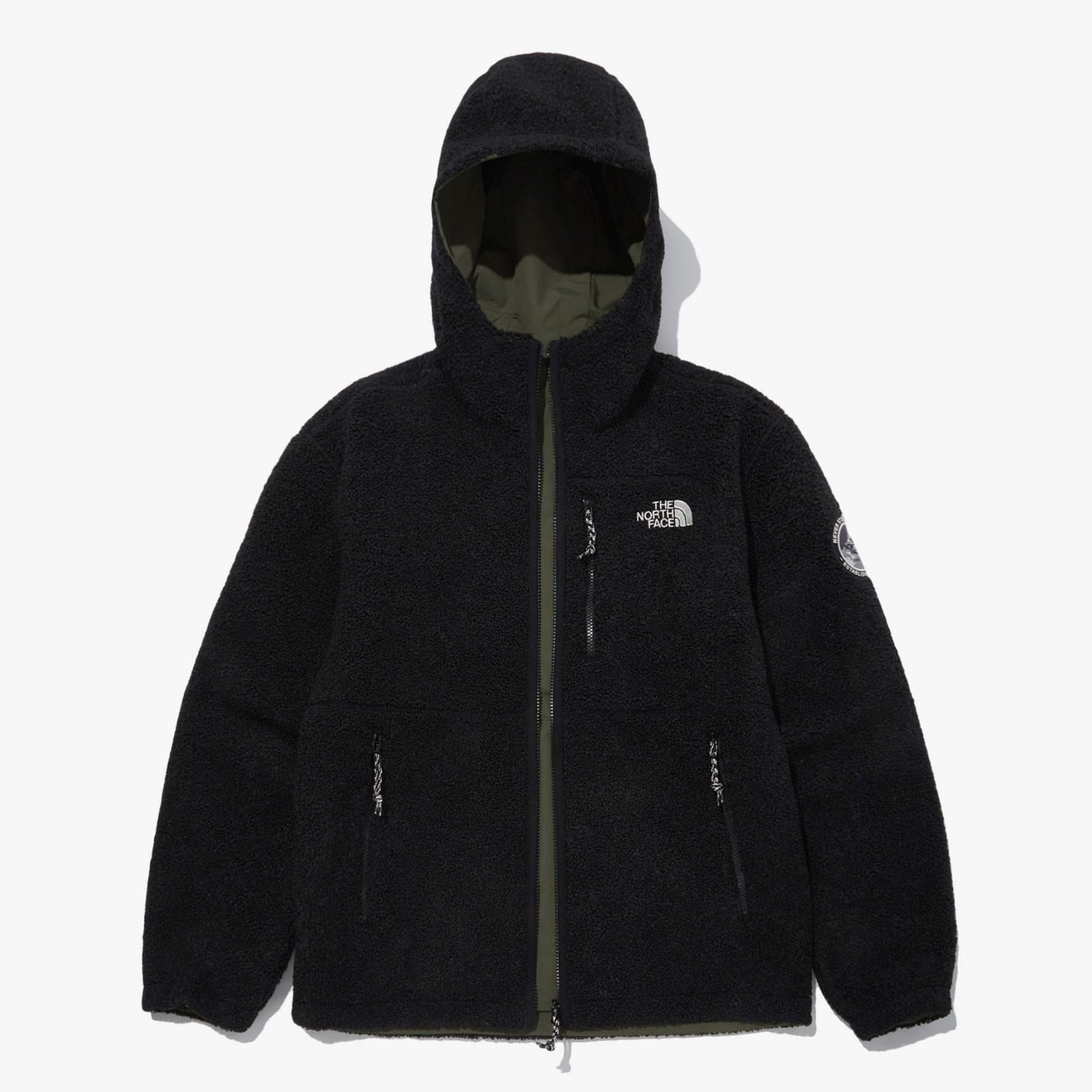 ★★★THE NORTH FACE★★★ DIXIE RVS FLEECE HOODIE NJ4FM70 リバーシブル フリース ダウン ジャケット フード レディース メンズ 韓国 2WAY 裏表 ショート ミドル 丈 かわいい 新作