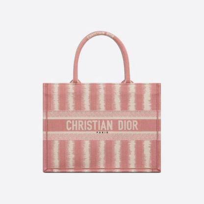 BOOK TOTE スモールバッグ D-Stripes エンブロイダリー 3色